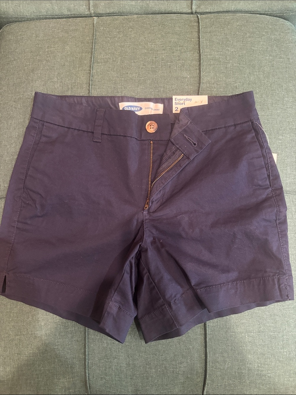 Old Navy Navy High-Waist Everyday Shorts